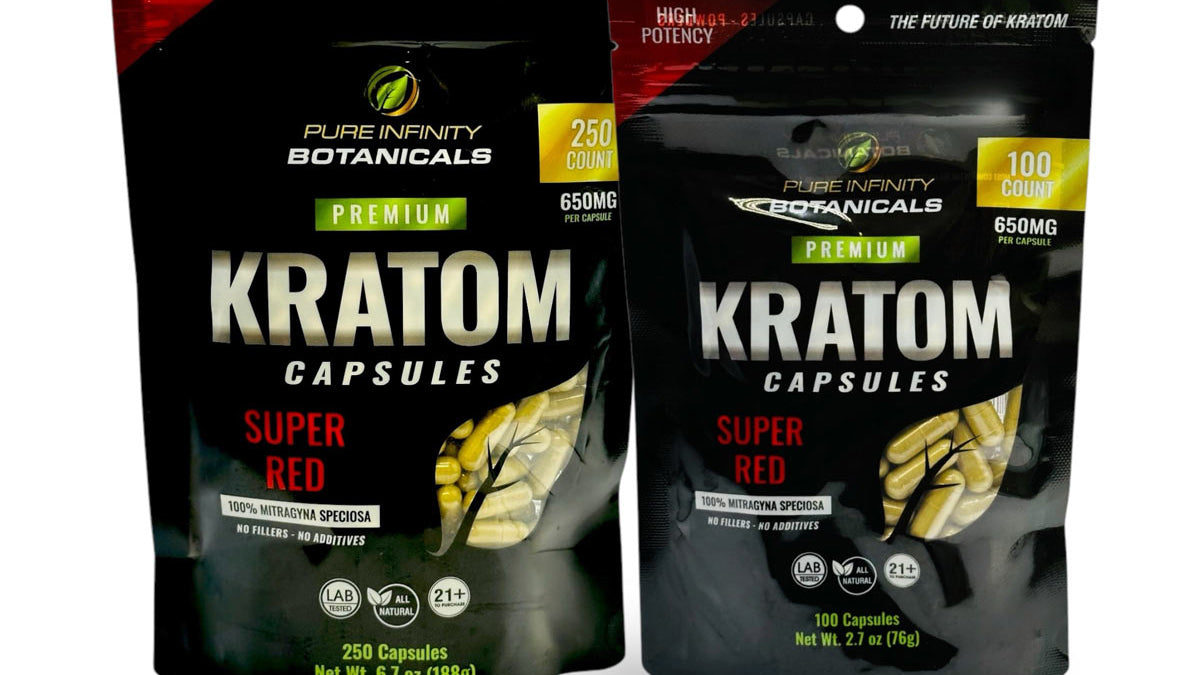 Organic kratom capsules