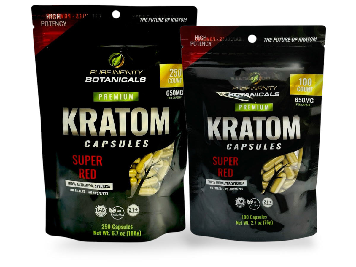 Organic kratom capsules