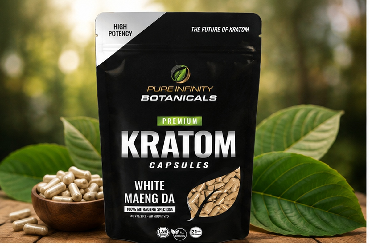 White Maeng Da Kratom Capsules 