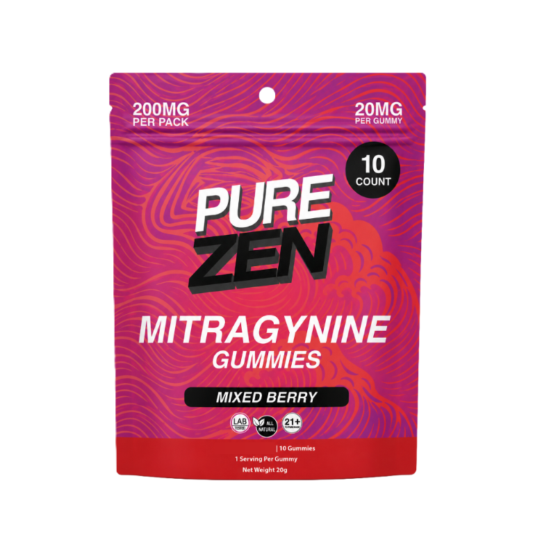 PURE ZEN 200MG Gummies (Mixed Berry)