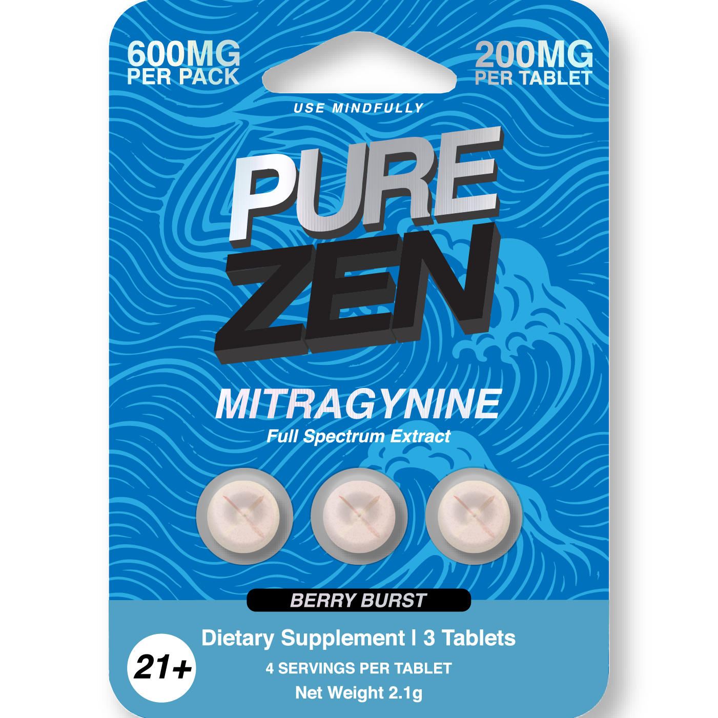 PURE ZEN 200MG Extract (Berry Burst)