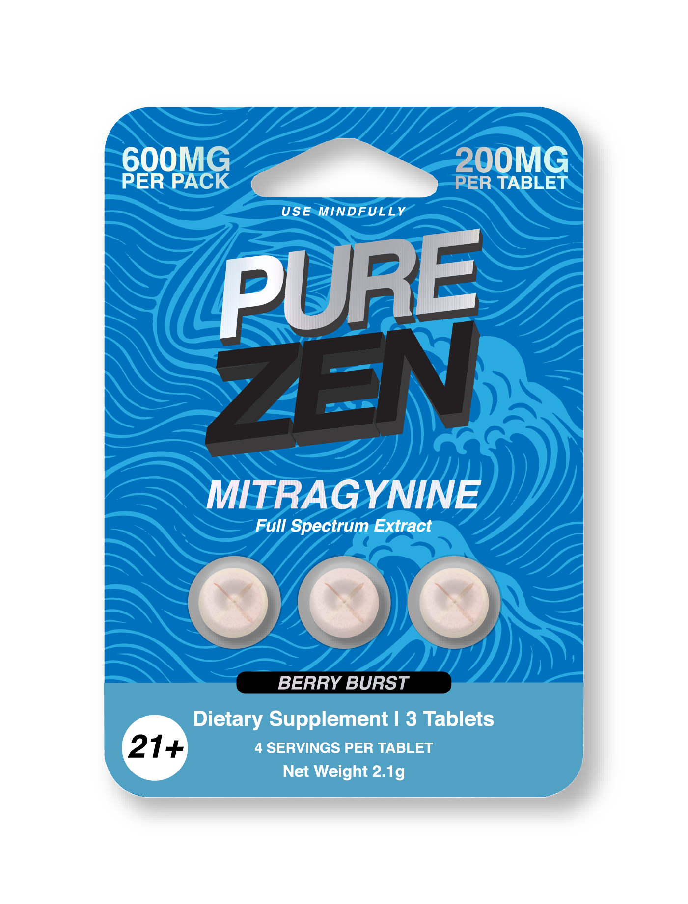 PURE ZEN 200MG Extract (Berry Burst)