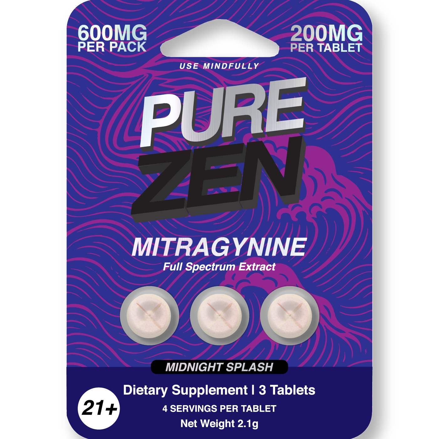 PURE ZEN 200MG Extract (Midnight Splash)