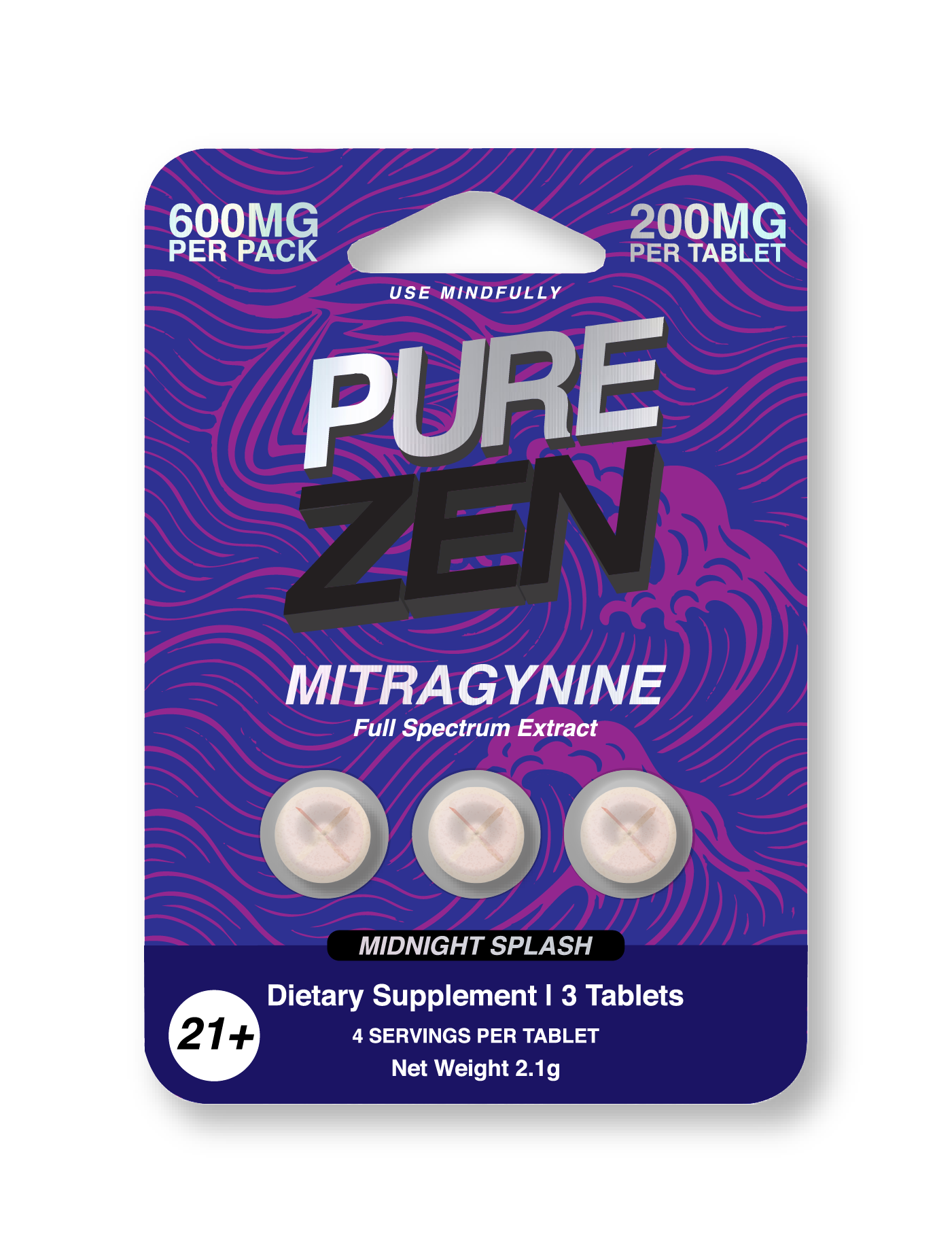 PURE ZEN 200MG Extract (Midnight Splash)