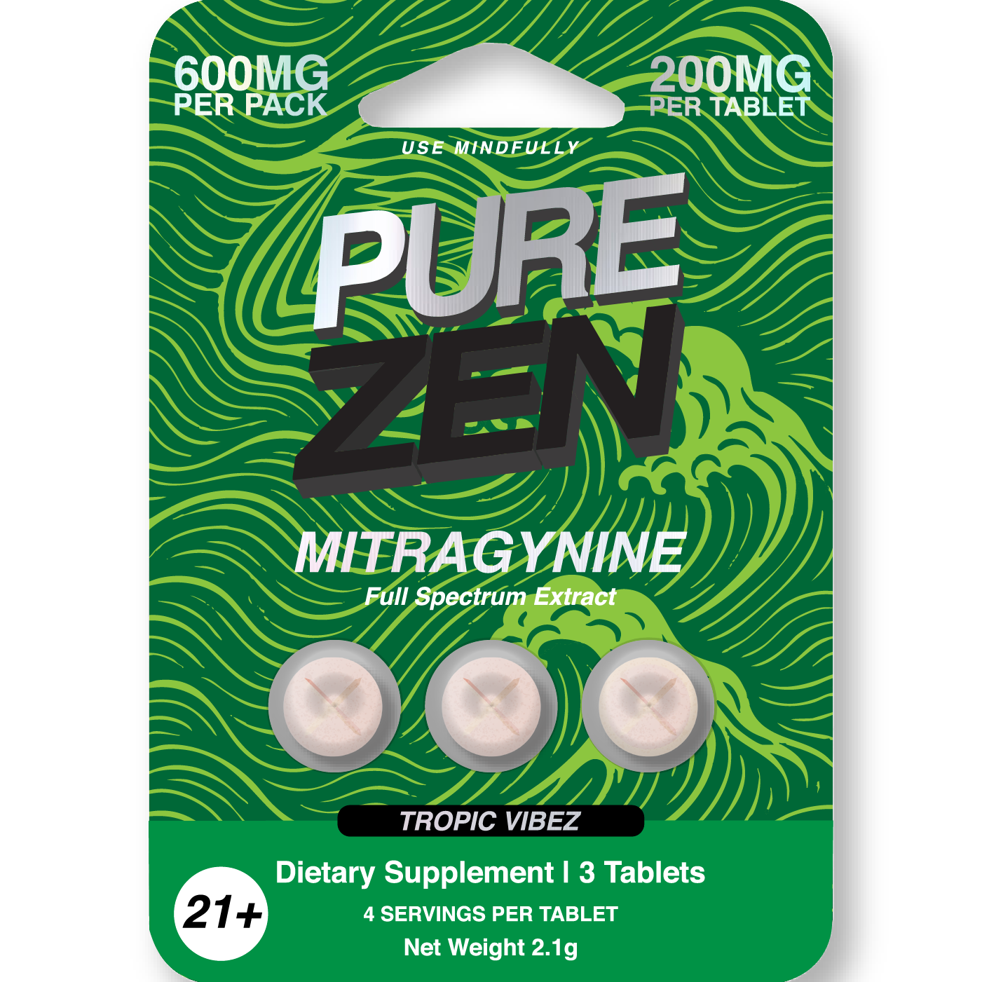 PURE ZEN 200MG Extract (Tropic Vibez)