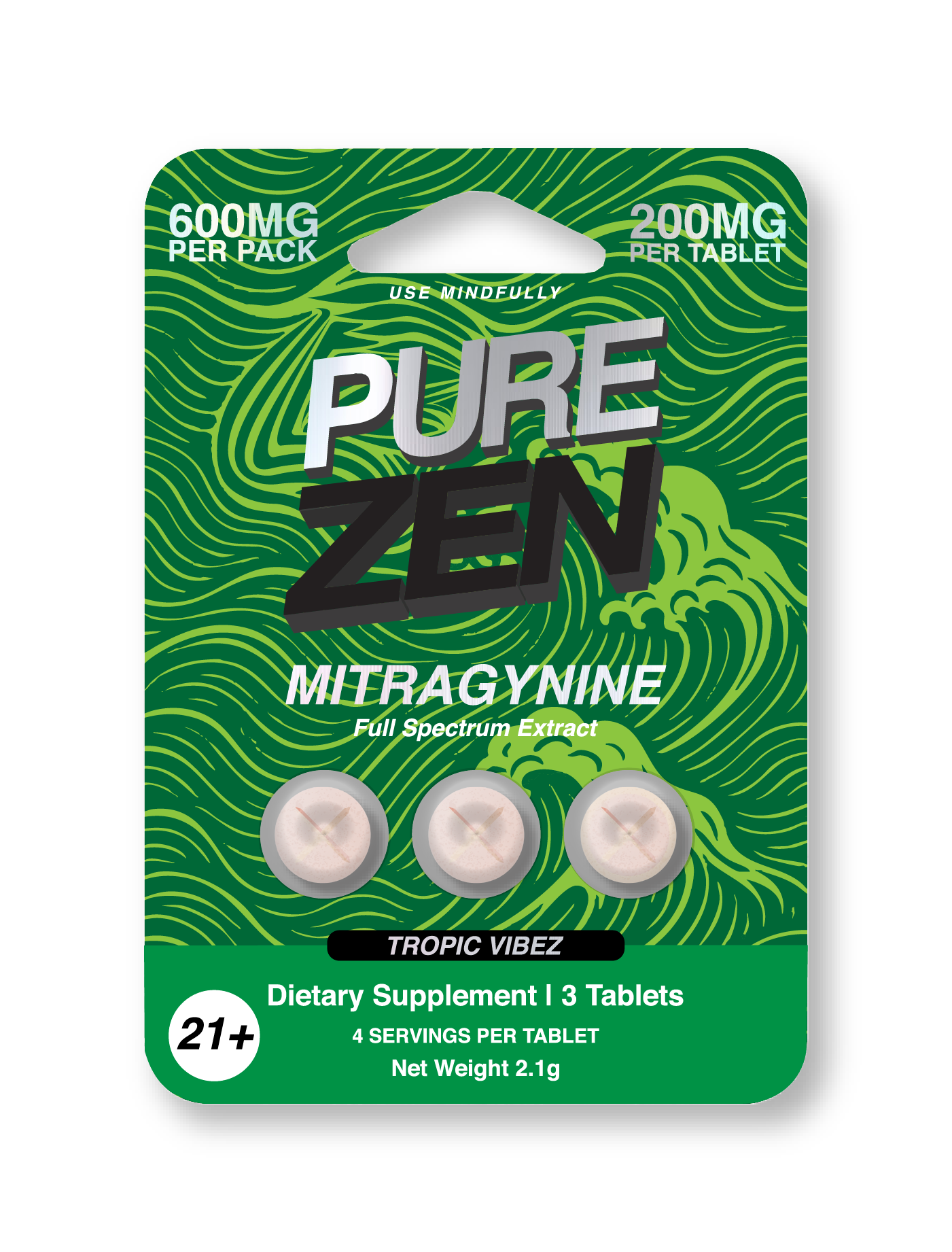 PURE ZEN 200MG Extract (Tropic Vibez)