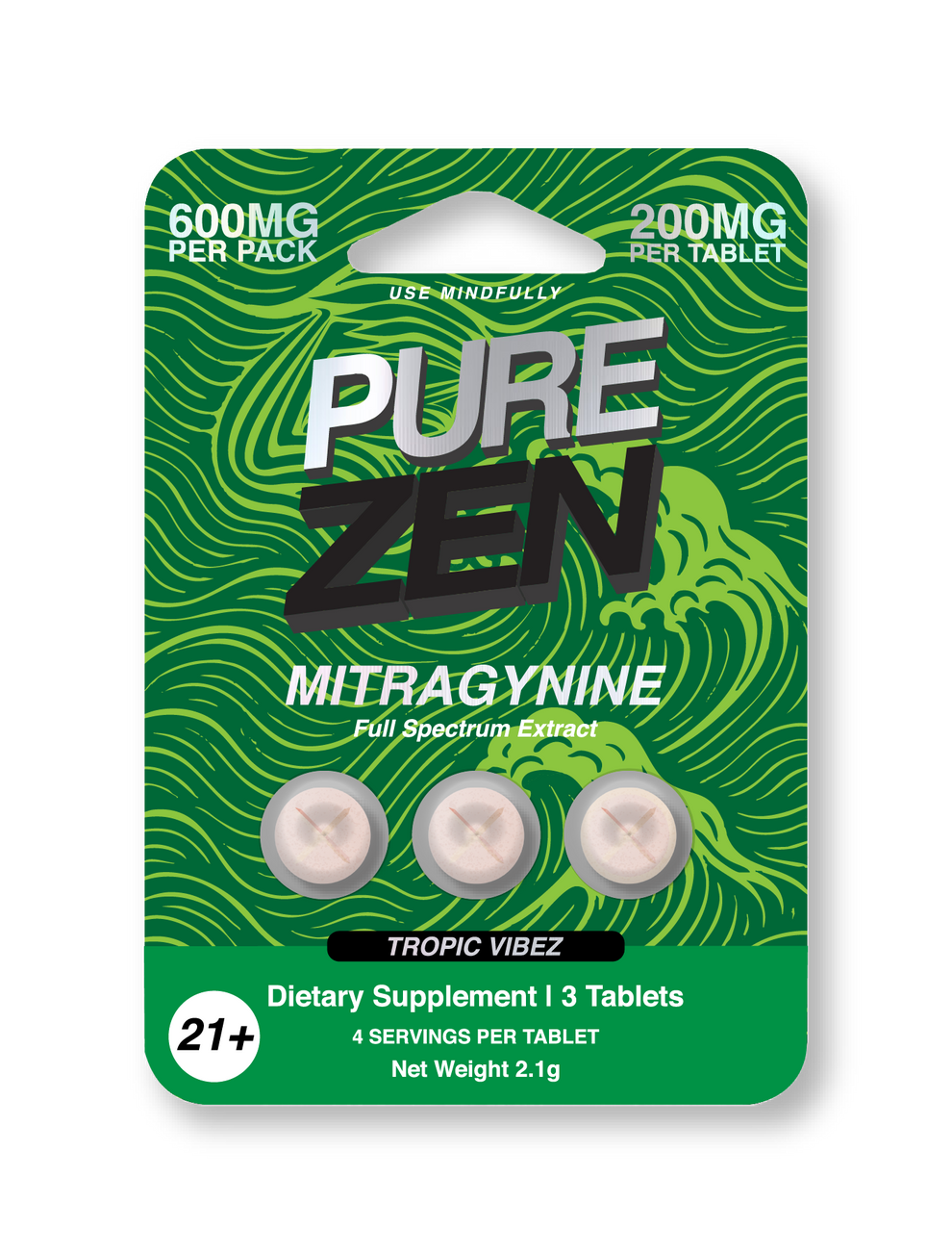 PURE ZEN 200MG Extract (Tropic Vibez) – Pure Infinity Botanicals