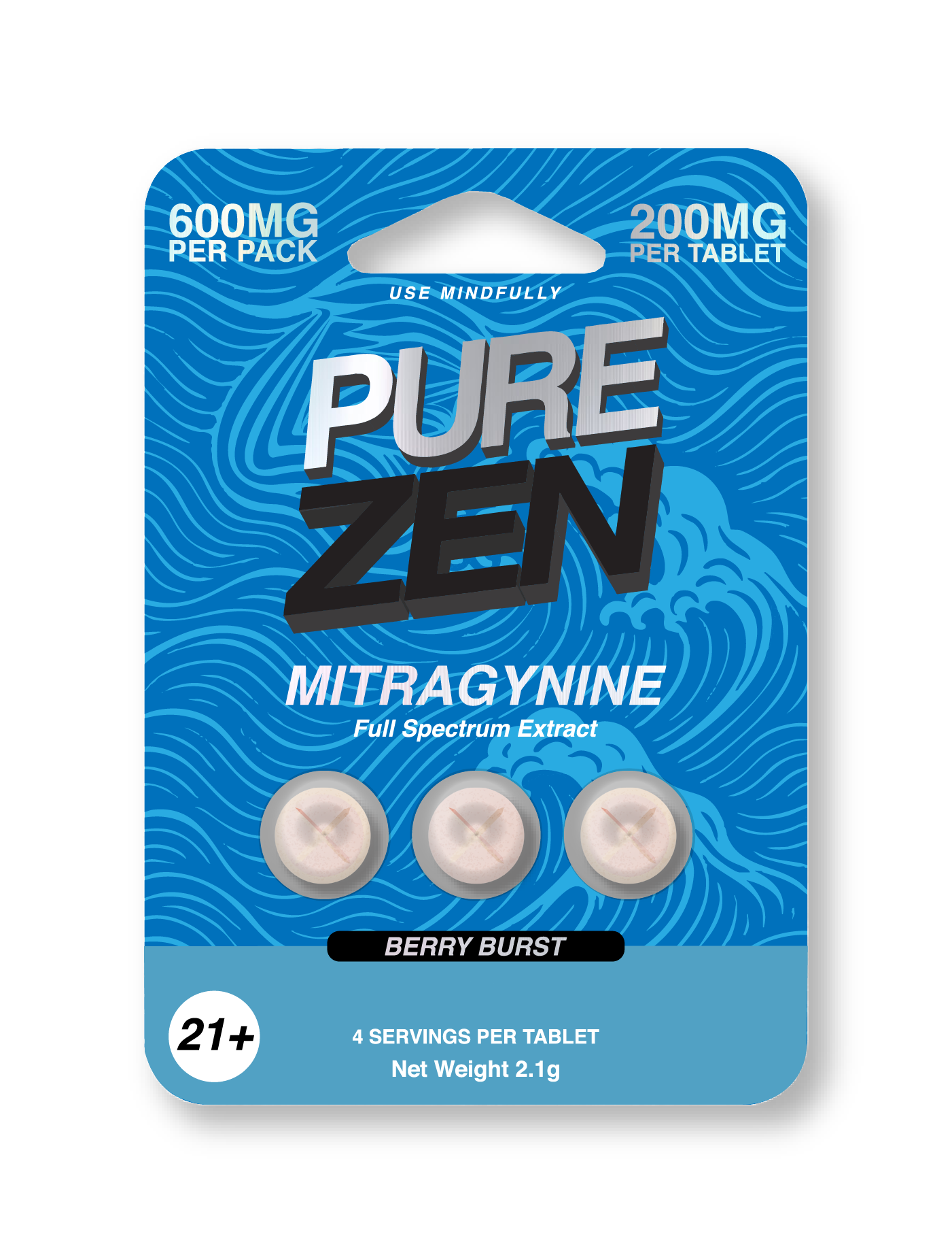 PURE ZEN 200MG Extract (Berry Burst)