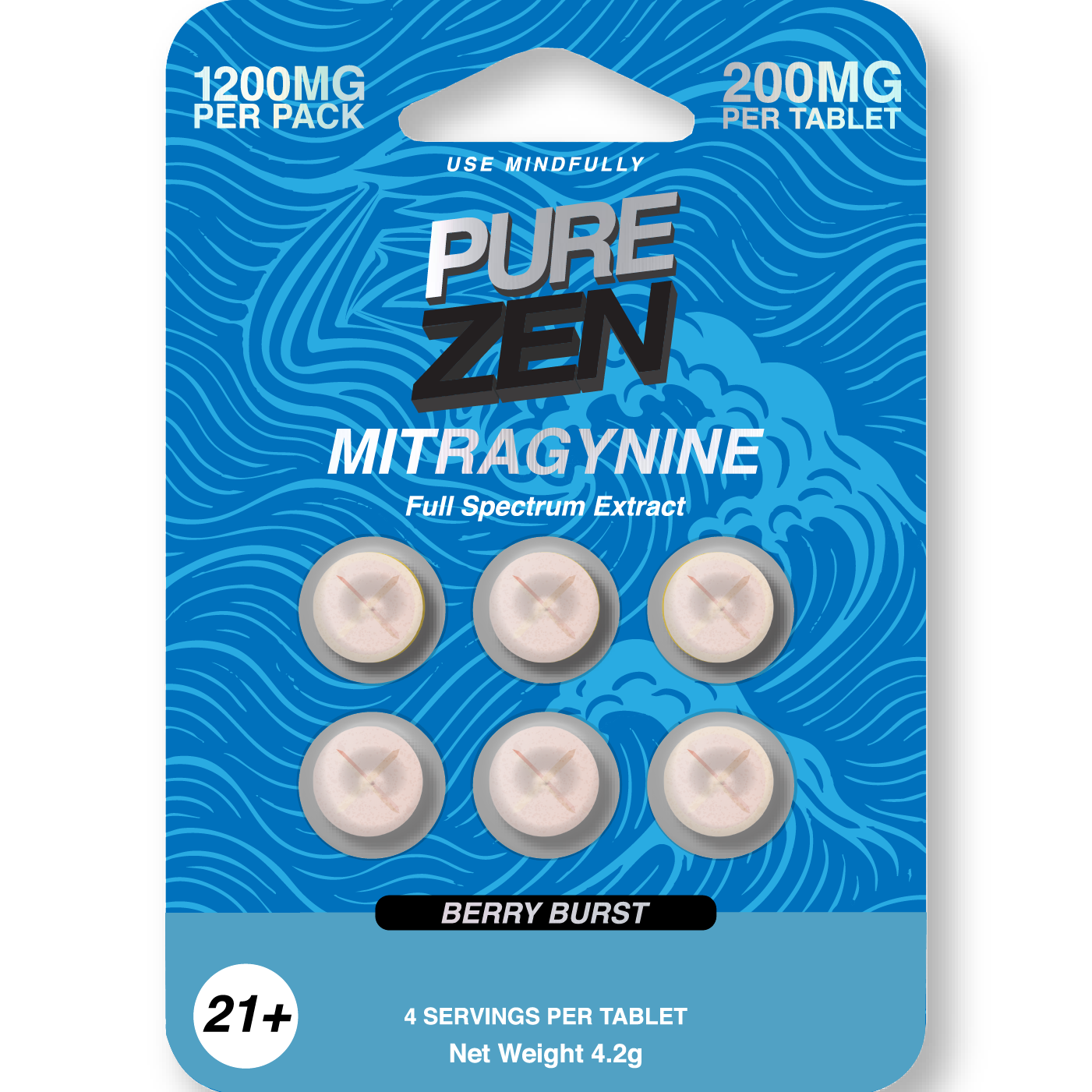 PURE ZEN 200MG Extract (Berry Burst)