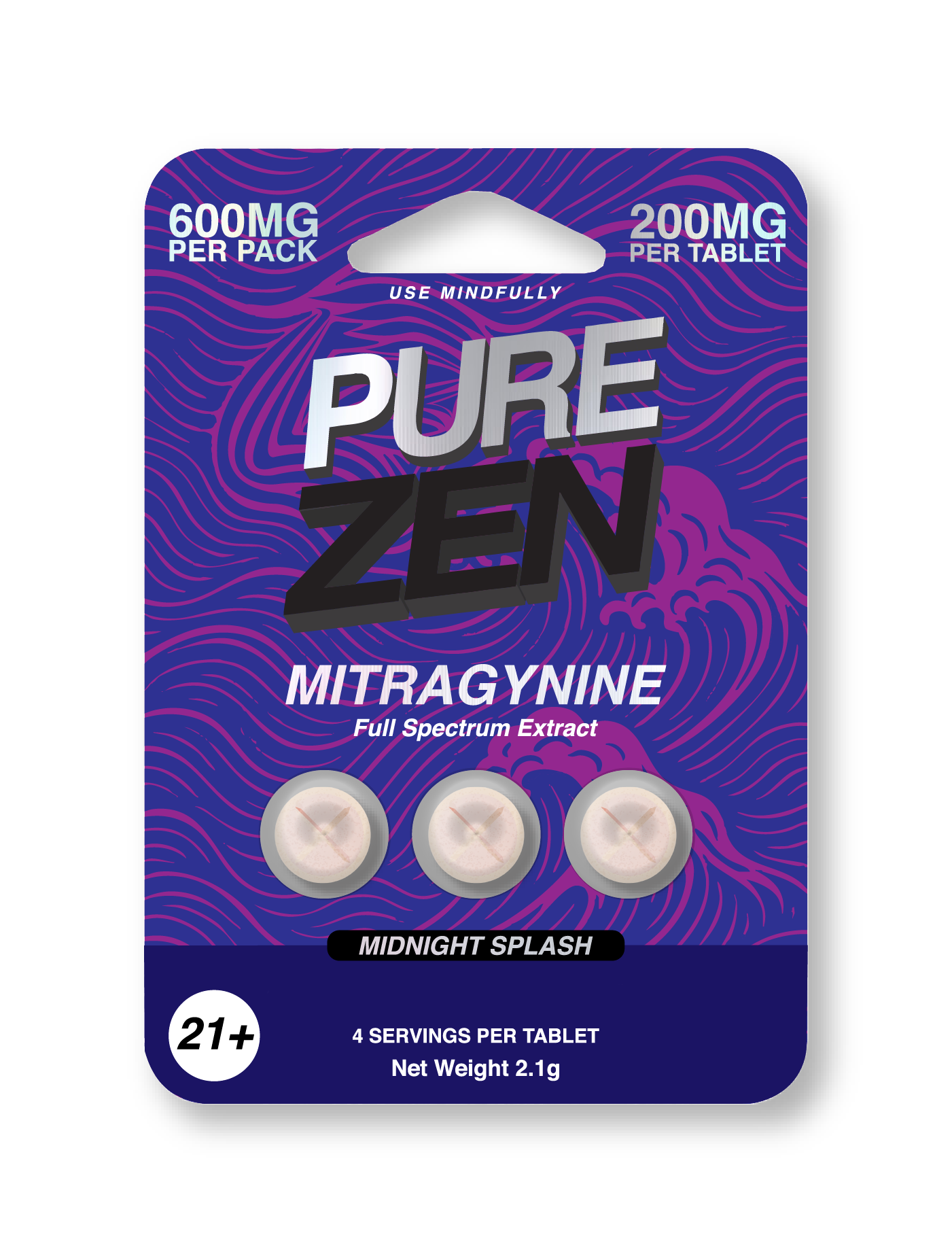 PURE ZEN 200MG Extract (Midnight Splash)