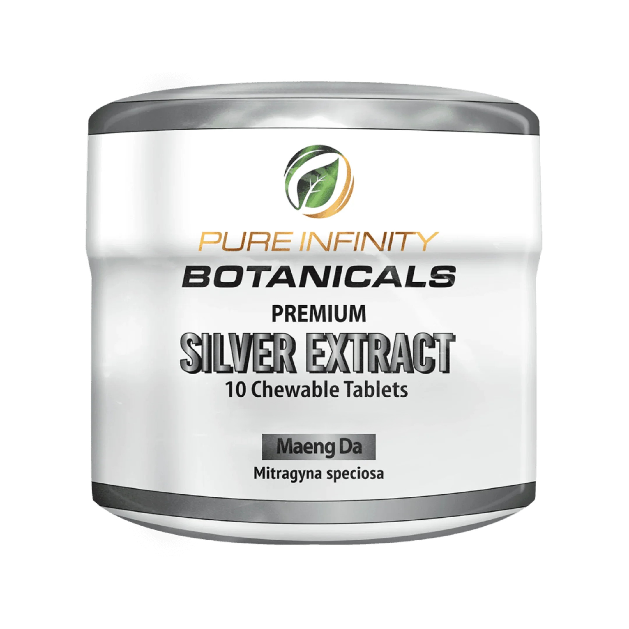 PIB Chewable Silver 25% 10CT Jar-Single