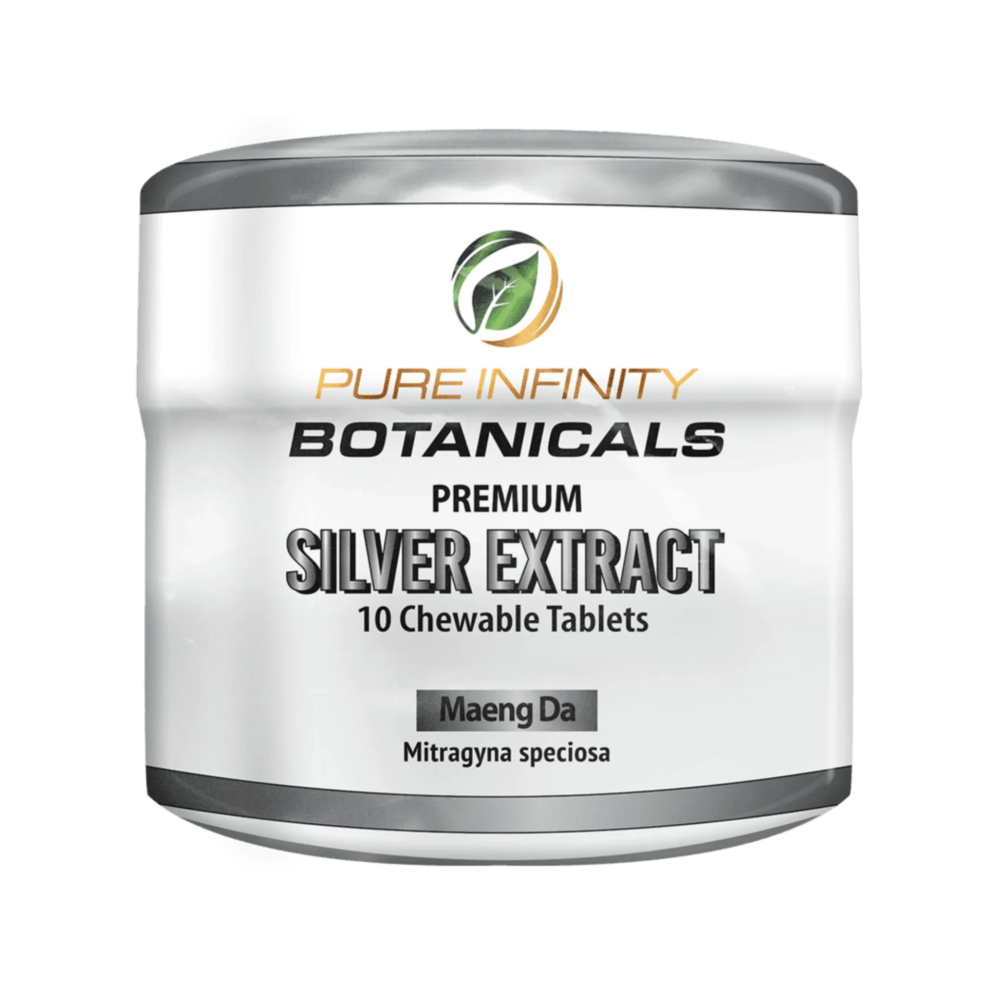 PIB Chewable Silver 25% 10CT Jar-Single