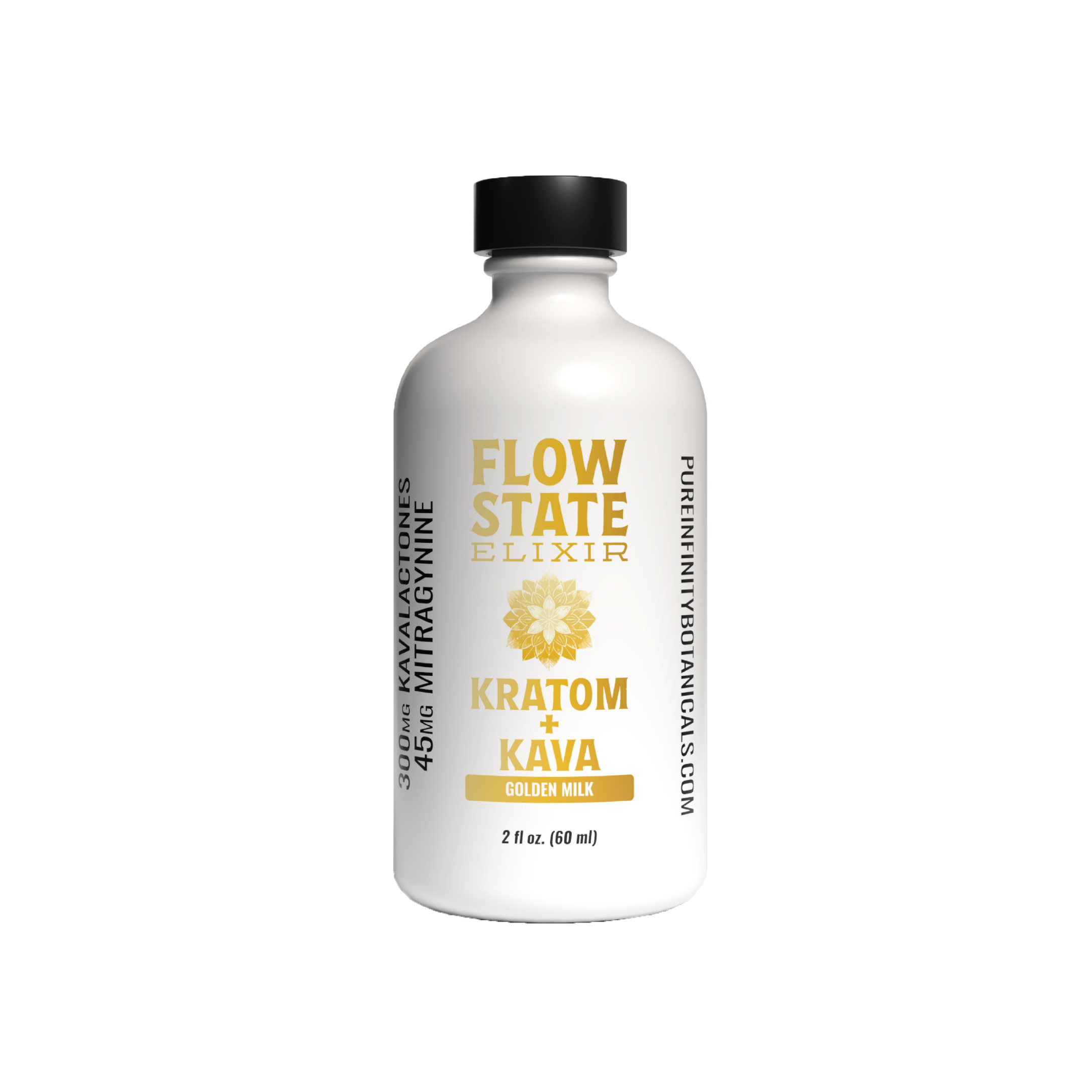 Flow State Kava Kratom Golden Milk Single Shot